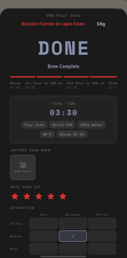 Brew done